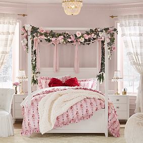 LoveShackFancy Sequin Bow Pillow