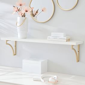 Scalloped Wall Shelves (24"-36")