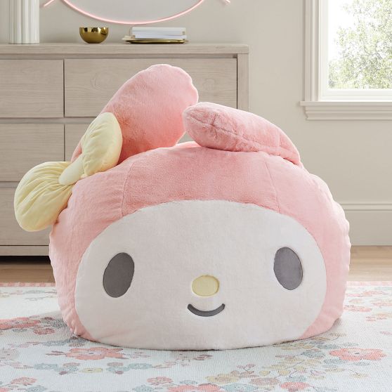 Large Hello Kitty® My Melody Bean Bag Slipcover | Pottery Barn Teen