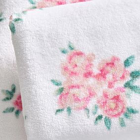 LoveShackFancy Printed Terry Velour Towel