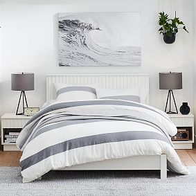Batten Platform Bed - Simply White