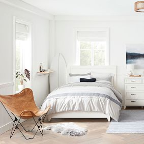 Faux Leather Caramel Butterfly Chair