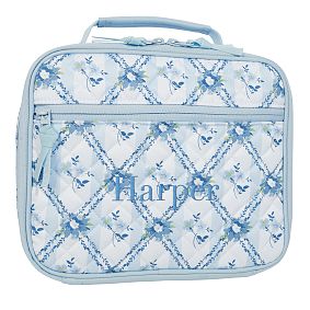 Hill House Home Quilted Cold Pack Lunch Box, Blue/Green