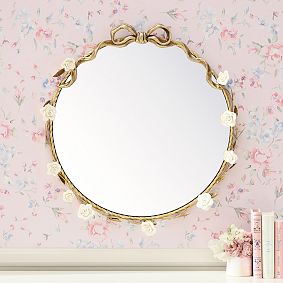 LoveShackFancy Bouquet Round Mirror (26.5"x25.5")