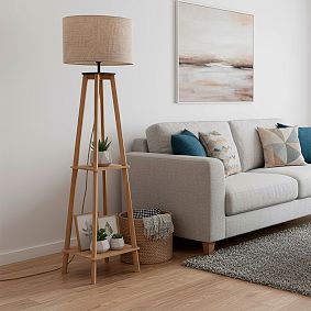 Kirby Shelf Floor Lamp (59.75")