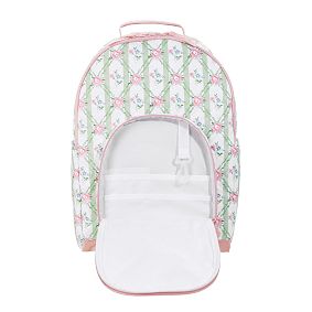 Hill House Home Quilted Gear-Up Backpack, Pink/Green