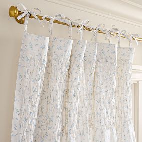 LoveShackFancy Smocked Prairie Floral Curtain