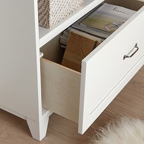 Hampton Wide Bookcase with Drawer (34")