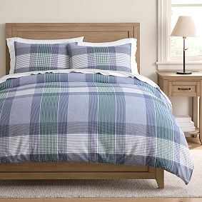 Liam Plaid Duvet Cover