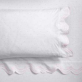 Mini Dottie Scallop Sheet Set