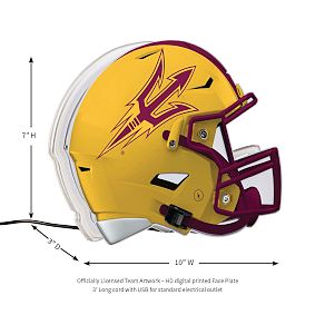 College Helmet Desktop LED Decor