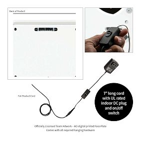 College Logo LED Wall Decor