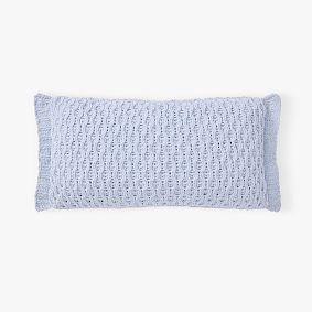 Chenille Knit Lumbar Pillow