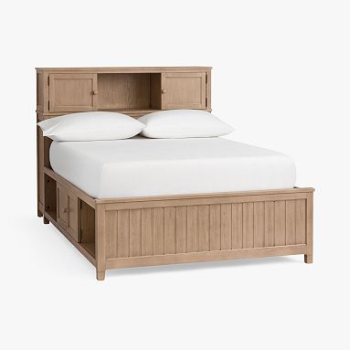 Beadboard Storage Bed