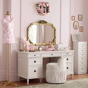 LoveShackFancy Marquee Over-the-Dresser Mirror (36"x27")