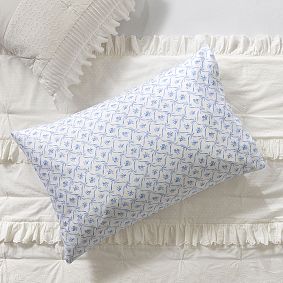 LoveShackFancy Floral Trellis Silky Pillowcase