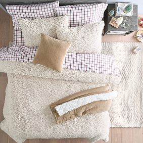 Julian Plaid Organic Flannel Sheet Set