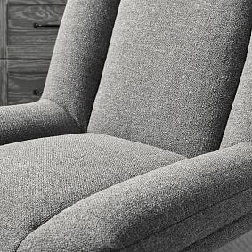 Tweed Charcoal Cole Swivel Chair