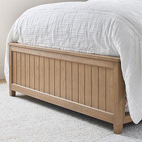 Beadboard Storage Bed