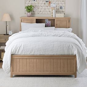 Beadboard Storage Bed