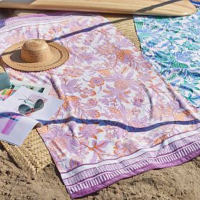 Eleanor Floral Beach Towel UPF 50+