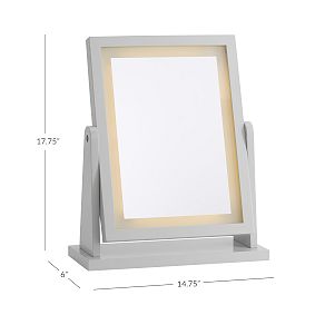 Elle Lacquer Light Up Mirror