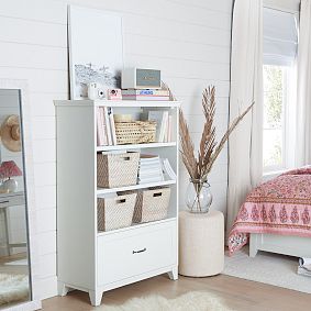 Hampton Wide Bookcase with Drawer (34")