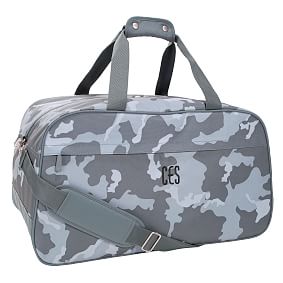 Jet-Set Gray Camo Recycled Duffle Bag