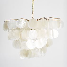 Large Capiz Chandelier (22")