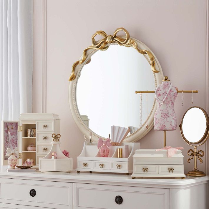 Pink Love アンティークホワイト木製キャビネット GWキャンペーン ポイント10倍♪ ～5/7 AM10:00まで】【直送