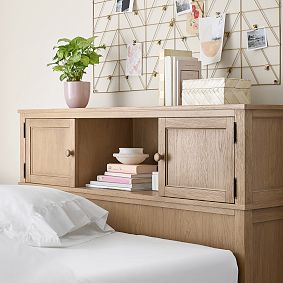 Beadboard Storage Bed