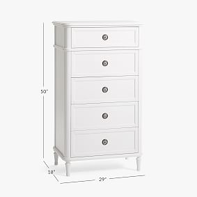 Colette Tall Chest of Drawers (29w x 18d")