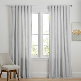 Cotton Linen Light-Filtering Curtain
