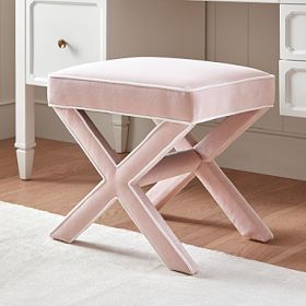 open lace back dress Hot Pink Bird Bespoke Handmade Drum Stool/Dressing Table Stool – Upcite main image 1