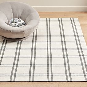 Plaid Woven Rug