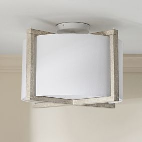 Ridley Wood Square Flush Mount (18")