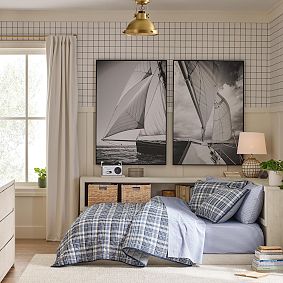 Brass Nautical Flush Mount (13")