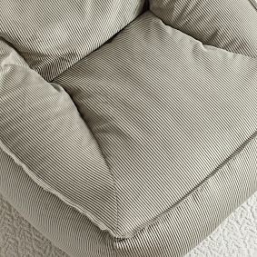 Large Corduroy Dusty Olive Modern Bean Bag Lounger