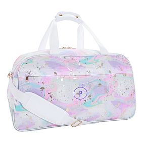 Jet-Set Metallic Watercolor Tie Dye Duffle Bag