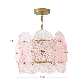 Sophia Layered Glass Chandelier