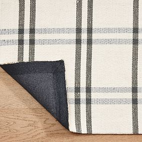 Plaid Woven Rug