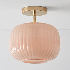 Bailey Recycled Glass Flush Mount