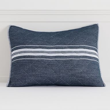Windward Stripe Reversible Standard Sham