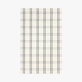 Plaid Woven Rug