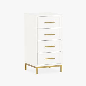 Open Box: Blaire Tower Nightstand (15") - Simply White