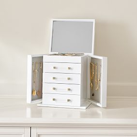 Elle Lacquer Jewelry Box Tower
