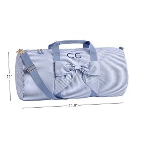 Le Petit Bow Blue Duffle Bag