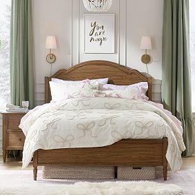 Washed Cotton Ruffle Stripe Sheet Set