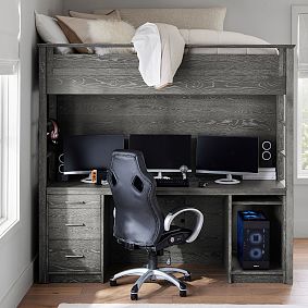 Sleep &amp; Study® Full Gaming Loft Bed