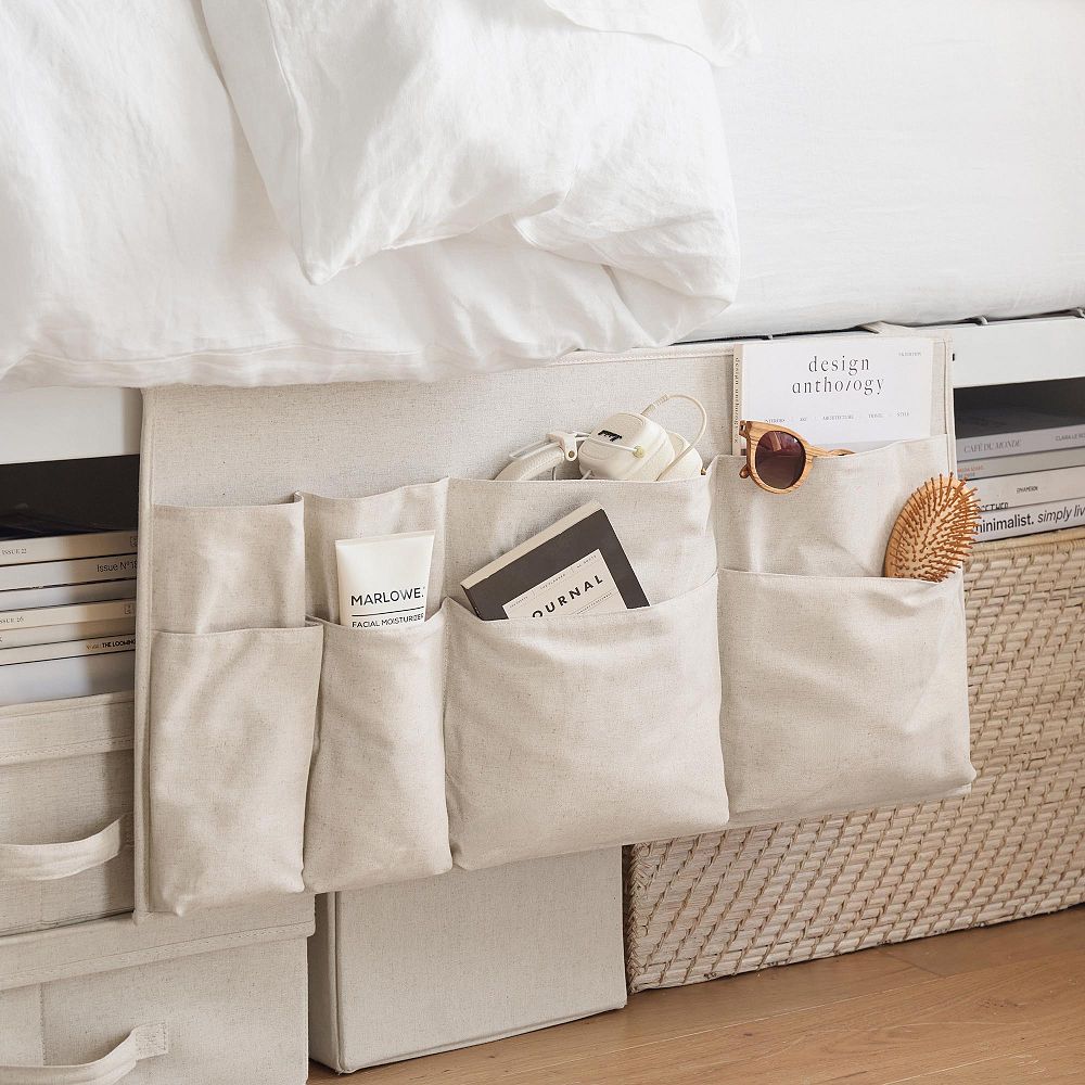 Bedside Storage Caddy - Oat